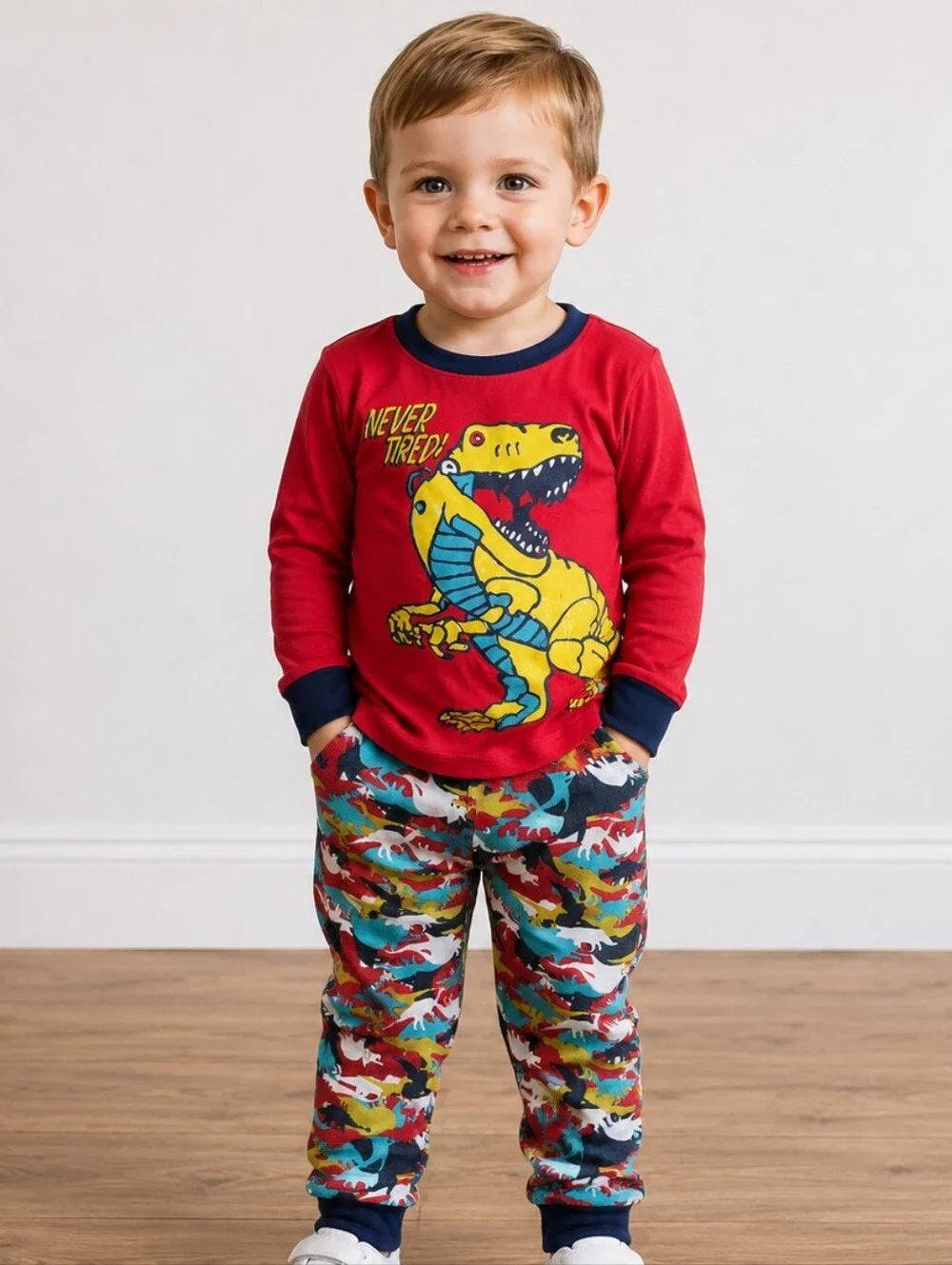 Boys 2t Dino Pjs